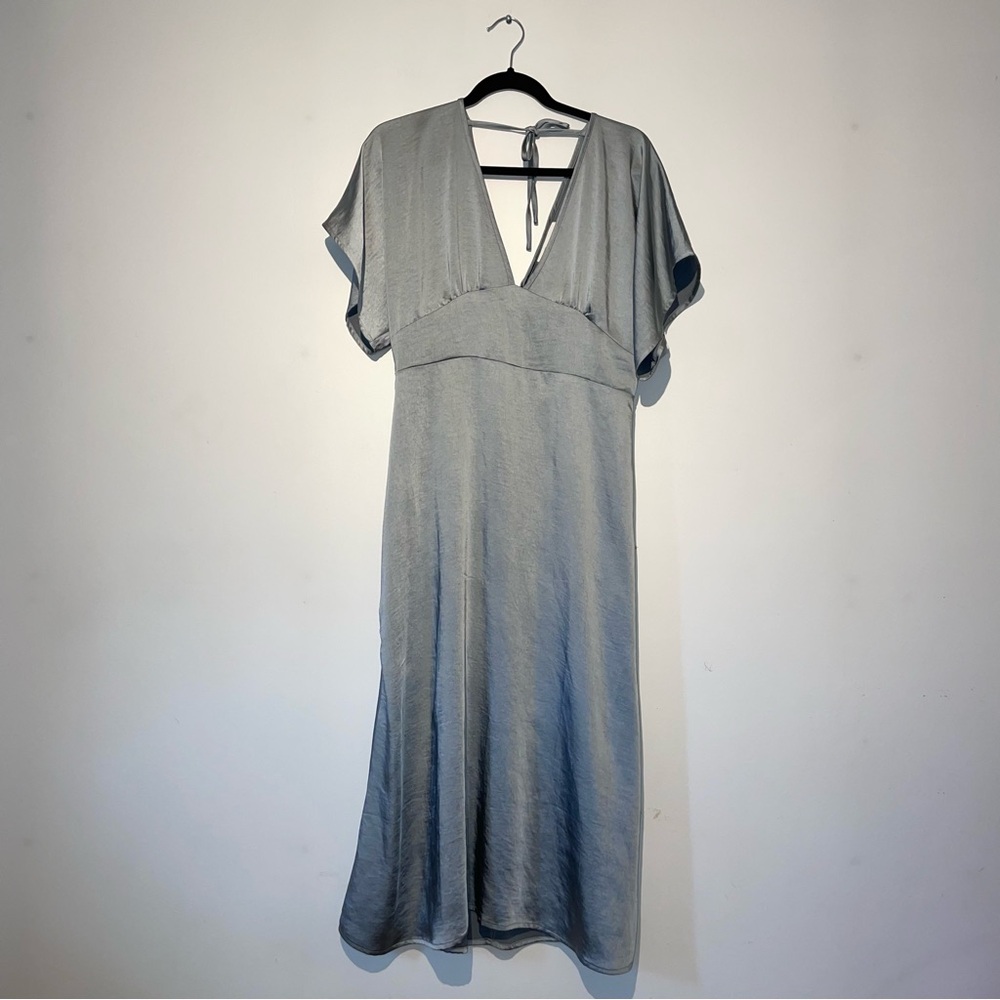 NWOT Oak + Fort Blue Dress